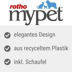 Rotho MyPet Cat Litter Tray BIALA -Savic Plan Store mypet katzentoilette biala usps 0