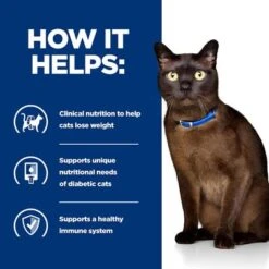 Hill's Prescription Diet Feline M/d Diabetes/Weight Management -Savic Plan Store pd md cat bk24619m bk28760 how helps uk 9