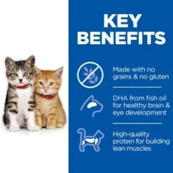 Hill's Science Plan Hill’s Science Plan Kitten <1 No Grain With Chicken -Savic Plan Store sp no grain cat kitten chicken key benefits 0